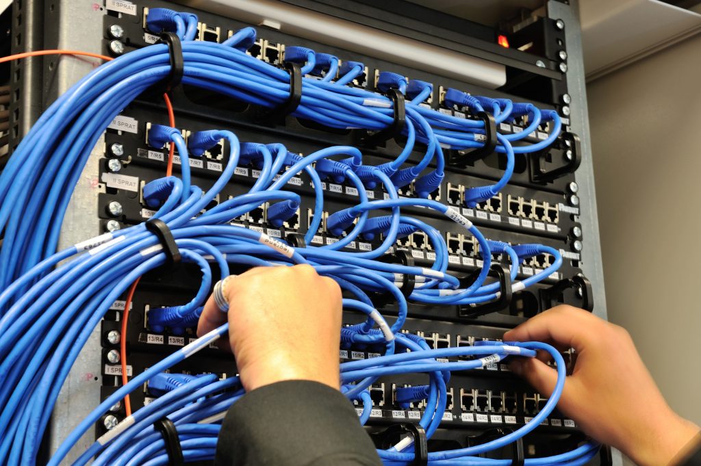 Network Cabinet - Patch panel re-organizing