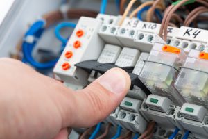 Elecwork replacing relay on BMS panel